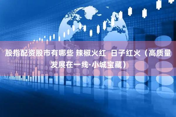 股指配资股市有哪些 辣椒火红  日子红火（高质量发展在一线·小城宝藏）